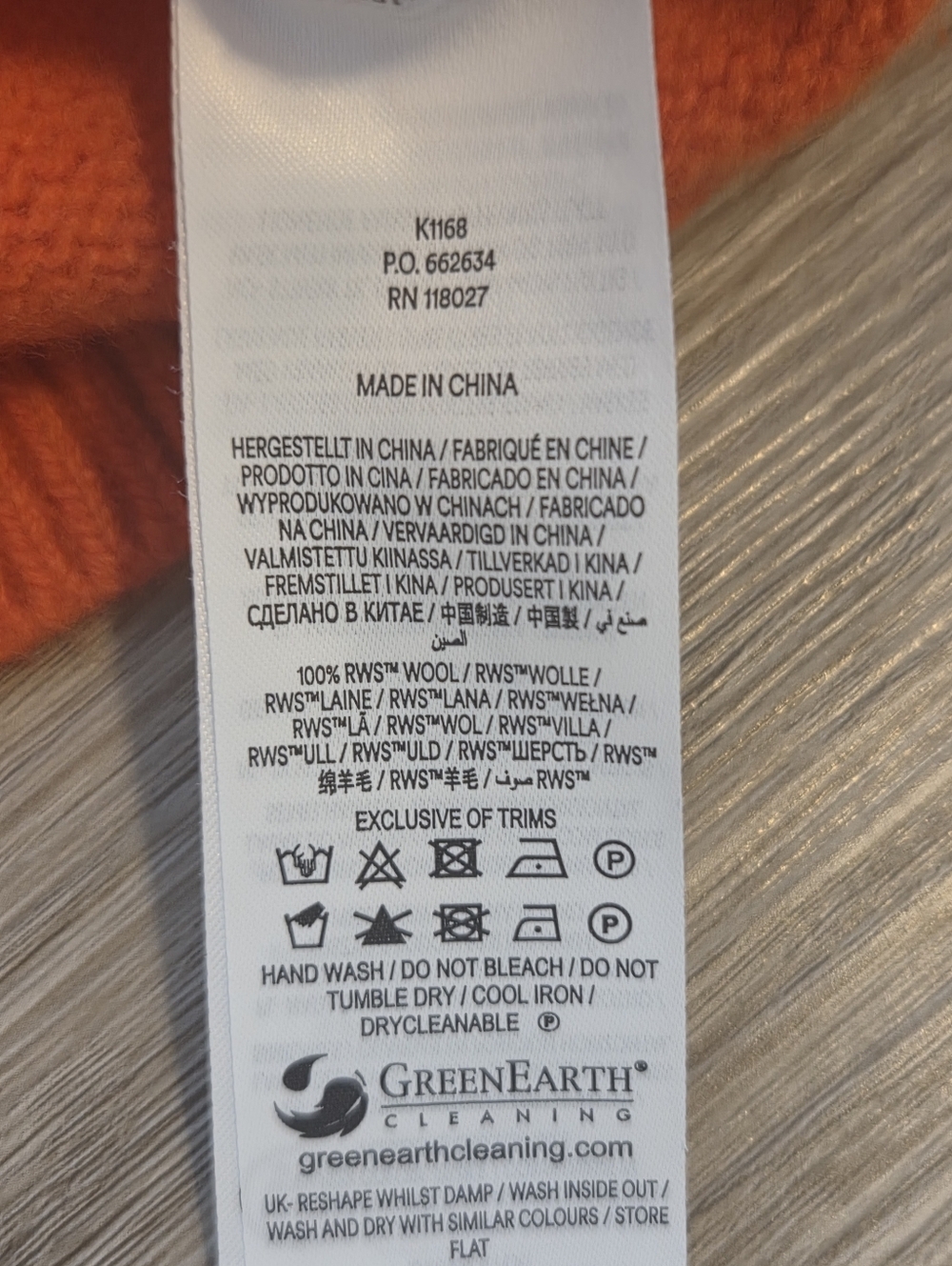 Boden Orange Turtleneck Sweater - Picture 8 of 8